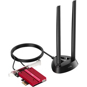 Cudy WE4000 Nätverkskort - Wi-Fi 6E Bluetooth PCIe Cudy WE4000 Nätverkskort - Wi-Fi 6E Bluetooth PCIe
