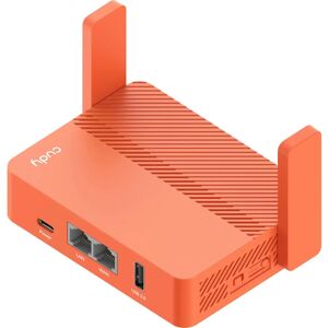 Cudy AC1200 Trådlös Router - Orange, Dubbla band, VPN, USB Cudy AC1200 Trådlös Router - Orange, Dubbla band, VPN, USB