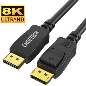 Câble DisplayPort 8K Choetech - 165Hz, Ultra HD - Publicité Câble DisplayPort 8K Choetech - 165Hz, Ultra HD - Publicité