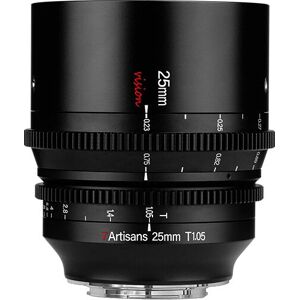 7Artisans 25mm T1.05 APS-C mozifilm objektív - Fekete 7Artisans 25mm T1.05 APS-C mozifilm objektív - Fekete