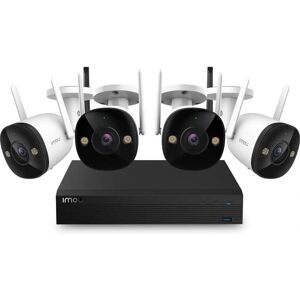 Sistema di Sicurezza Wi-Fi Imou 4 Canali - 1080P - Nero Sistema di Sicurezza Wi-Fi Imou 4 Canali - 1080P - Nero