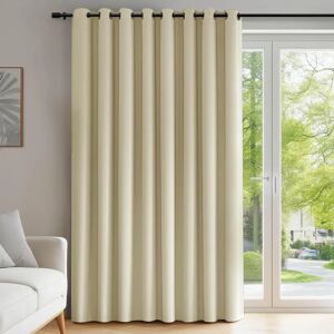 Cortinas Blackout Internas Bege Escuro Deconovo - 254x242 cm - Com Argolas Cortinas Blackout Internas Bege Escuro Deconovo - 254x242 cm - Com Argolas