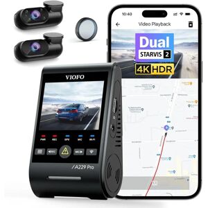 Viofo A229 Pro 3Ch-G - Dashcam 4K con GPS y Wi-Fi Viofo A229 Pro 3Ch-G - Dashcam 4K con GPS y Wi-Fi