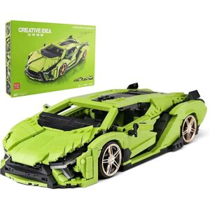 MOULD KING Modèle de voiture Sierne Vert - Ensemble de blocs de construction - Type de voiture - Publicité MOULD KING Modèle de voiture Sierne Vert - Ensemble de blocs de construction - Type de voiture - Publicité