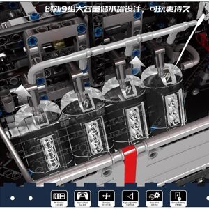 Mould King Feuerwehrauto - Realistisches Flughafen-Feuerwehrmodell - 19004 Mould King Feuerwehrauto - Realistisches Flughafen-Feuerwehrmodell - 19004