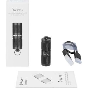 Olight I1R 2 Pro Keychain Flashlight - Compact, Rechargeable, Black Olight I1R 2 Pro Keychain Flashlight - Compact, Rechargeable, Black