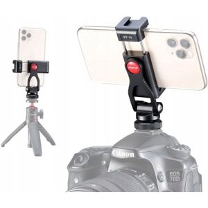 Ulanzi ST-10 metalowy uchwyt na telefon z obrotowym cold shoe 360° Ulanzi ST-10 metalowy uchwyt na telefon z obrotowym cold shoe 360°