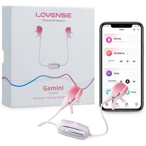 Lovense Gemini Pink Sovelluksen Ohjaamat Vibreeraavat Nännitikut - Nännileikki Lovense Gemini Pink Sovelluksen Ohjaamat Vibreeraavat Nännitikut - Nännileikki