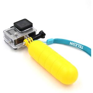 Monopode d'action Telesin Jaune Étanche Flottant Monopode d'action Telesin Jaune Étanche Flottant