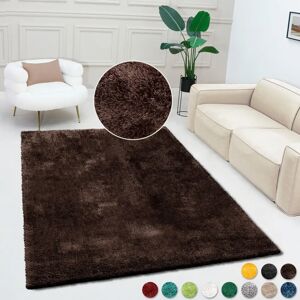 Bruno Banani Dana Teppich - Weiche Mikrofaser, Braun, 80x150cm Bruno Banani Dana Teppich - Weiche Mikrofaser, Braun, 80x150cm