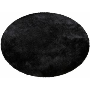 Bruno Banani Dana Rundteppich - Hochflor, Schwarz - Teppich Bruno Banani Dana Rundteppich - Hochflor, Schwarz - Teppich