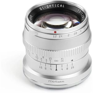 TTArtisan 50mm f1.2 Lens - Sony E Mount - Silver TTArtisan 50mm f1.2 Lens - Sony E Mount - Silver
