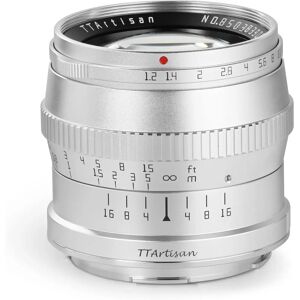 TTArtisan 50mm f1.2 APS-C Objektiv - Fujifilm X-Mount - Silber TTArtisan 50mm f1.2 APS-C Objektiv - Fujifilm X-Mount - Silber