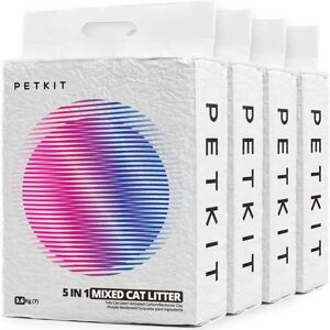 Litière pour chats Petkit 7L - Sans odeur, Granulométrie 2mm, Haute absorption Litière pour chats Petkit 7L - Sans odeur, Granulométrie 2mm, Haute absorption