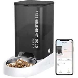 PETKIT Distributeur Automatique Fresh Element SOLO - Gris - 3L Nourriture pour Animaux - Publicité PETKIT Distributeur Automatique Fresh Element SOLO - Gris - 3L Nourriture pour Animaux - Publicité
