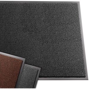 VOUNOT Durable Indoor/Outdoor Door Mat - Grey-Black 90x120cm VOUNOT Durable Indoor/Outdoor Door Mat - Grey-Black 90x120cm