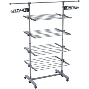 VOUNOT Clothes Drying Rack - 4-Tier Vertical Tower VOUNOT Clothes Drying Rack - 4-Tier Vertical Tower