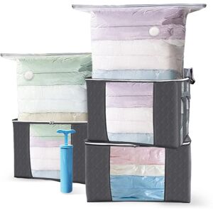 VOUNOT - Clothes Storage Bags Set of 7 with Vacuum and Foldable Design - Storage Solution VOUNOT - Clothes Storage Bags Set of 7 with Vacuum and Foldable Design - Storage Solution