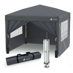 VOUNOT Pavillon Pliant 3x3m avec Côtés et Sac de Transport - Pavillon - Publicité VOUNOT Pavillon Pliant 3x3m avec Côtés et Sac de Transport - Pavillon - Publicité