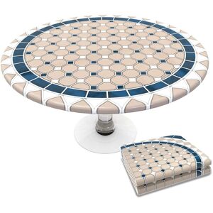 VOUNOT Round Tablecloth Covers Waterproof Outdoor Picnic - Table Type VOUNOT Round Tablecloth Covers Waterproof Outdoor Picnic - Table Type