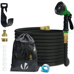 VOUNOT Garden Hose - 15m, 10 Modes, Black VOUNOT Garden Hose - 15m, 10 Modes, Black