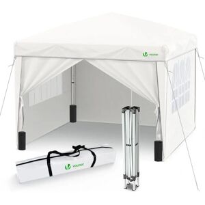 VOUNOT 3m x 3m Pop Up Gazebo with Sides & 4 Weight Bags - Garden Product VOUNOT 3m x 3m Pop Up Gazebo with Sides & 4 Weight Bags - Garden Product