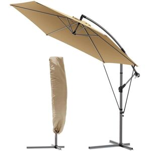 VOUNOT 3m Cantilever Garden Parasol - UV-Resistant, Adjustable, Windproof VOUNOT 3m Cantilever Garden Parasol - UV-Resistant, Adjustable, Windproof