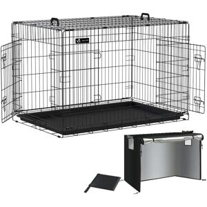 Vounot Foldable dog cage 2 doors - XXL 122 x 75 x 81 cm Vounot Foldable dog cage 2 doors - XXL 122 x 75 x 81 cm
