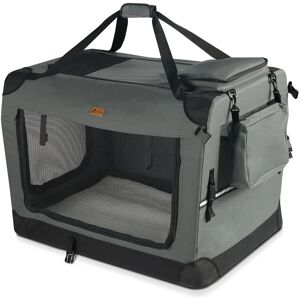 Vounot Foldable Transport Bag For Dog And Cat - M grey Vounot Foldable Transport Bag For Dog And Cat - M grey