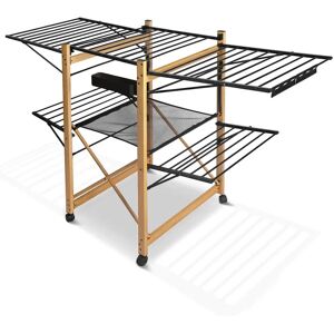 VOUNOT Portable Clothes Dryer - Large 2-Level with Wings & Casters VOUNOT Portable Clothes Dryer - Large 2-Level with Wings & Casters