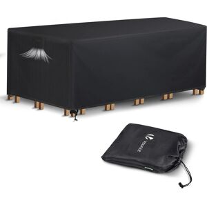 VOUNOT Garden Furniture Cover 242x162x73cm Waterproof Patio Set - Garden Furniture VOUNOT Garden Furniture Cover 242x162x73cm Waterproof Patio Set - Garden Furniture