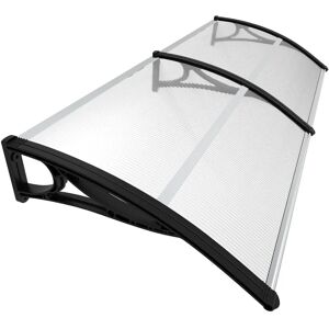 VOUNOT Black 200x80cm Porch Canopy Exterior Shelter - Front Door Rain Shield VOUNOT Black 200x80cm Porch Canopy Exterior Shelter - Front Door Rain Shield