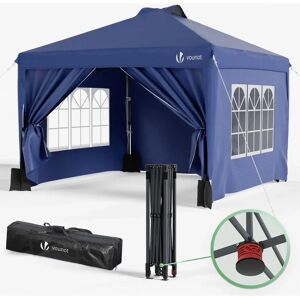 VOUNOT Garden 3x3m Foldable Gazebo with Side Walls - Outdoor Event Tent VOUNOT Garden 3x3m Foldable Gazebo with Side Walls - Outdoor Event Tent