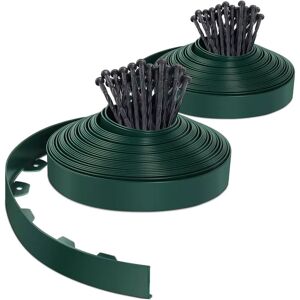 Bordure de Jardin VOUNOT - Flexible, Verte, 40m, 80 Clous - Publicité Bordure de Jardin VOUNOT - Flexible, Verte, 40m, 80 Clous - Publicité