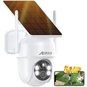 Cámara Exterior WiFi Solar 2K ANRAN - 3MP Seguridad Vigilancia Cámara Exterior WiFi Solar 2K ANRAN - 3MP Seguridad Vigilancia