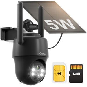 Cámara de vigilancia 3G/4G LTE con panel solar - Cámara de vigilancia Cámara de vigilancia 3G/4G LTE con panel solar - Cámara de vigilancia
