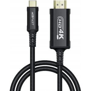 Cable de vídeo Acefast C1 USB-C/HDMI - 4K 60Hz HDR - 1.8m Cable de vídeo Acefast C1 USB-C/HDMI - 4K 60Hz HDR - 1.8m