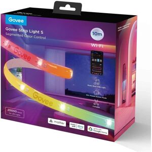 Govee H612CCD1 RGBIC LED-stribe - 10m Indendørs brug Govee H612CCD1 RGBIC LED-stribe - 10m Indendørs brug