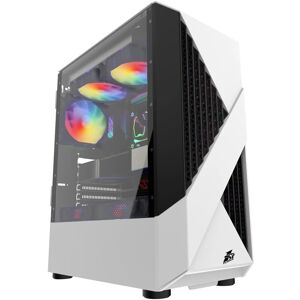 1STPLAYER White Midi Tower Computer Case - ATX Full Tower RGB 1STPLAYER White Midi Tower Computer Case - ATX Full Tower RGB