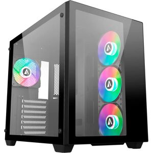 ABYSM Danube SAVA 285 BX203 Gaming-PC-Gehäuse - Schwarz/Transparent ABYSM Danube SAVA 285 BX203 Gaming-PC-Gehäuse - Schwarz/Transparent