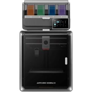 ANYCUBIC KOBRA S1 COMBO 3D Printer - Vibrant 8-Color, Fast, Auto-leveling ANYCUBIC KOBRA S1 COMBO 3D Printer - Vibrant 8-Color, Fast, Auto-leveling