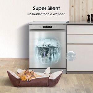 Hisense HS622E90XUK - Grey - Dishwasher Hisense HS622E90XUK - Grey - Dishwasher