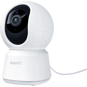 Caméra de sécurité intérieure Arenti 4MP UHD Pan-Tilt blanche - Publicité Caméra de sécurité intérieure Arenti 4MP UHD Pan-Tilt blanche - Publicité