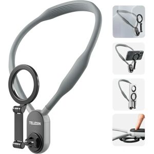Telesin Nekhouder - Magnetische Telefoonhouder voor Sport en Film Telesin Nekhouder - Magnetische Telefoonhouder voor Sport en Film