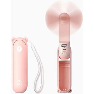 JisuLife F8 Rosa Ventilador de Mano - Ventilador de Mano JisuLife F8 Rosa Ventilador de Mano - Ventilador de Mano