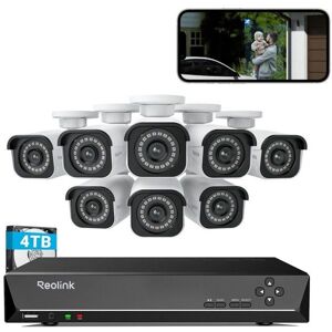Kit de surveillance REOLINK 8MP avec 8 caméras Bullet - NVR 16CH 4TB - Publicité Kit de surveillance REOLINK 8MP avec 8 caméras Bullet - NVR 16CH 4TB - Publicité