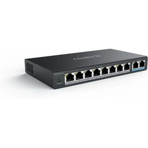 Reolink RLA-PS1 Schwarzer 10-Port PoE+ Switch Reolink RLA-PS1 Schwarzer 10-Port PoE+ Switch