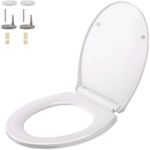 HIMIMI - Biały Fotel WC Zamknięcie Miękkie - Deska WC HIMIMI - Biały Fotel WC Zamknięcie Miękkie - Deska WC