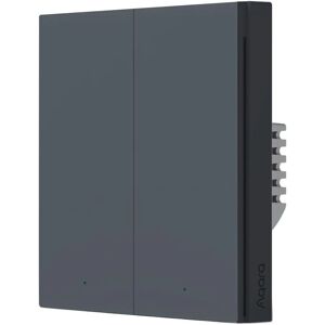 Aqara Smart Wall Switch H1 - Gray Double Rocker - Wall Switch Aqara Smart Wall Switch H1 - Gray Double Rocker - Wall Switch