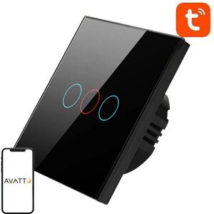 Avatto Interruptor de Luz Inteligente WiFi TS02-EU-B3 3 Vías TUYA - Interruptor de Luz Inteligente Avatto Interruptor de Luz Inteligente WiFi TS02-EU-B3 3 Vías TUYA - Interruptor de Luz Inteligente